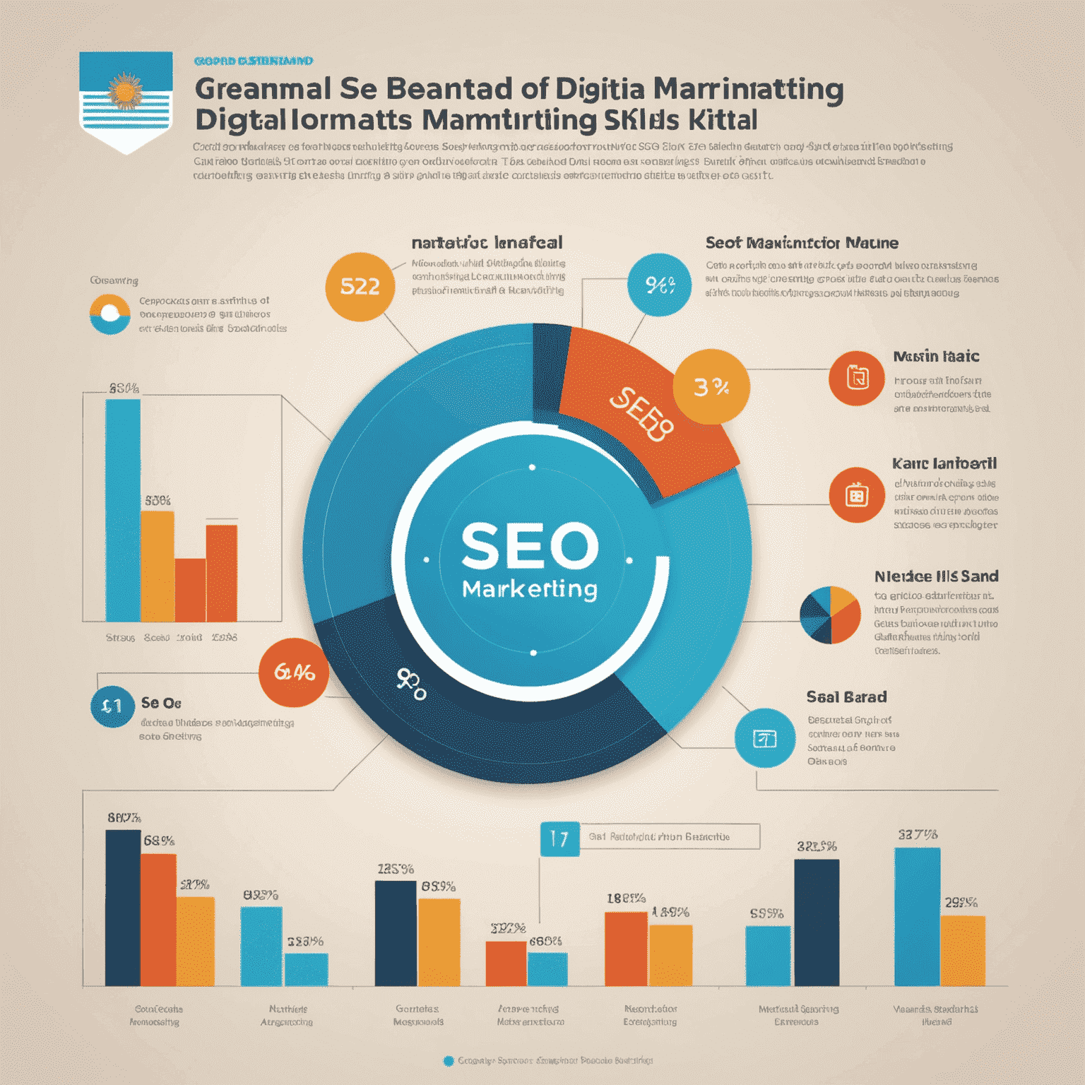 Gráfico que muestra el aumento de la demanda de habilidades de SEO y marketing digital en Argentina